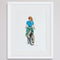 "GIRL ON BIKE C1" ARCHIVAL GICLEE ART PRINT